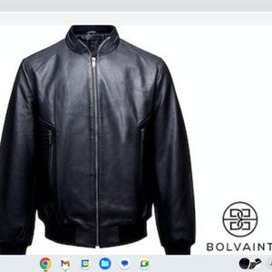 New Bolvaint of Paris lambskin Leather moto jacket XL new